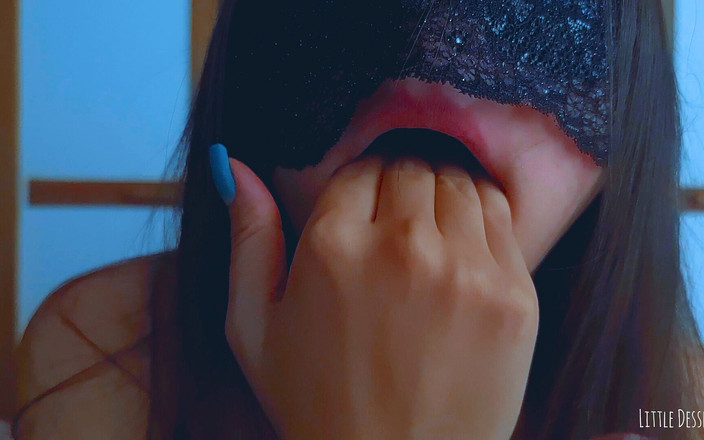 Little Dessert: Smyslný latinskoamerický orální sex s maskou: Zkušenost přítelkyně – plný pohled