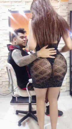 Hot customer after porn cut