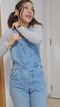 Jeans Lee e stivali da caccia Masturbazione e spruzzo