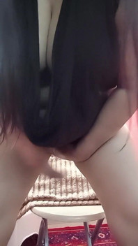 Horny Stepaunty in Sexy Mood Showing Pussy and Fingering