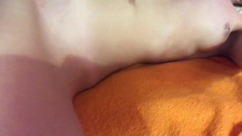Not White Cat: student fingering a dildo