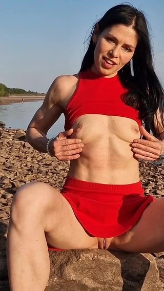 Nicky Brill: Naked in Public, Gaping and Pissing