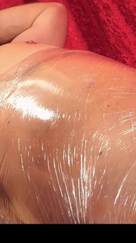 Día 19/28 - tormento después del orgasmo para esclavo masculino atado - ordeño de dominatrix