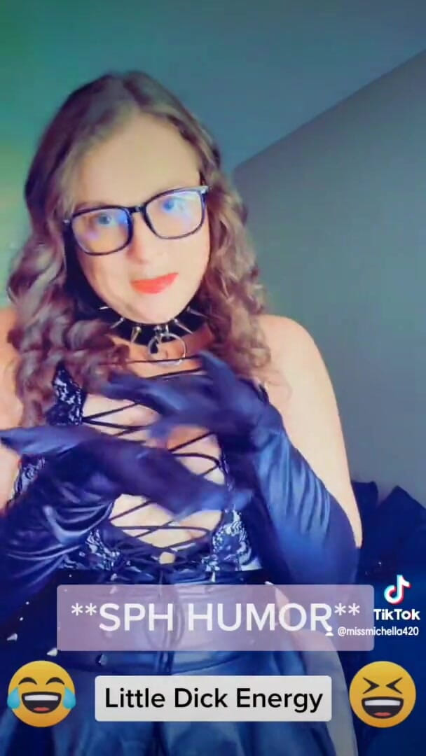 Mistress Michella Marijuana: Енергії маленького члена з господинею Мічелла - sph гумор