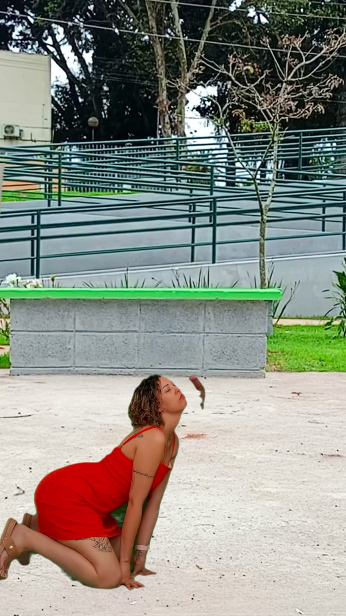Gabi SweetCouplesStories: De geesten in het park genieten van pijpbeurten.