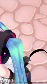 Cyber Miku takes it in every hole: 3D hentai parody