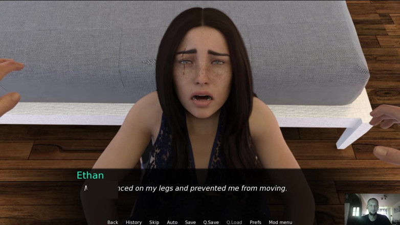 Sex game gamer: Strong cumshot on the face - Between salvation and abyss