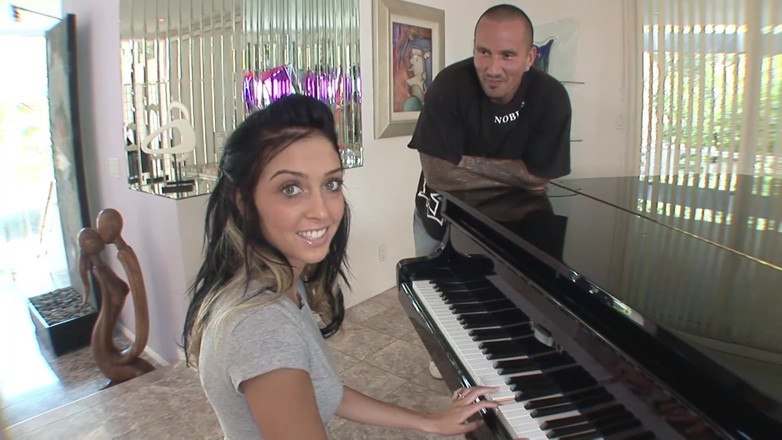 TeenXXX Stories: Brunette teen gets fucked in various positions by big cock