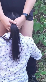 Stranger Licked My Pussy and Ass in the Woods