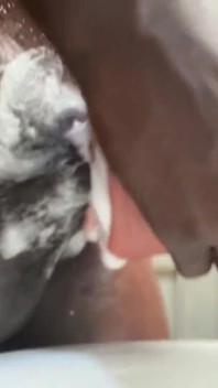 Military BBC Teen Jerking off in the Washroom Part 2