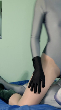 Elena Clark Zentai Catwomen Onani