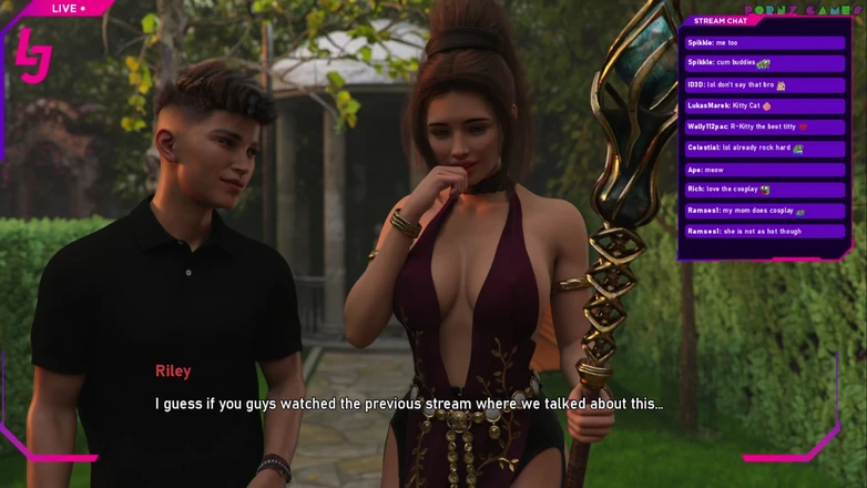 Porny Games: Шаги разврата от Fooxied - сексуальный косплей и публичный секс 23