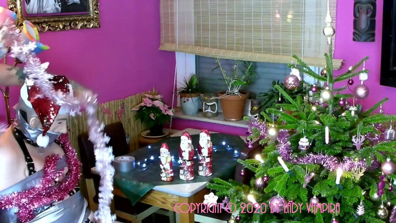 Domina Lady Vampira - SM Studio Femdom Empire: Jinlge balls - Noel Baba karantinada bölüm 1