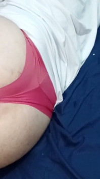 Man Wearing Pink Panties
