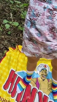 Stick Your Cock in My Ass! Get High in Public! My Skirt Is Covered in Cum!