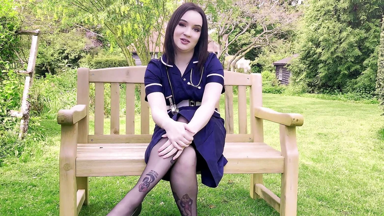 Brit Studio: Cheat on your GF: nurse Lana tells you to wank...