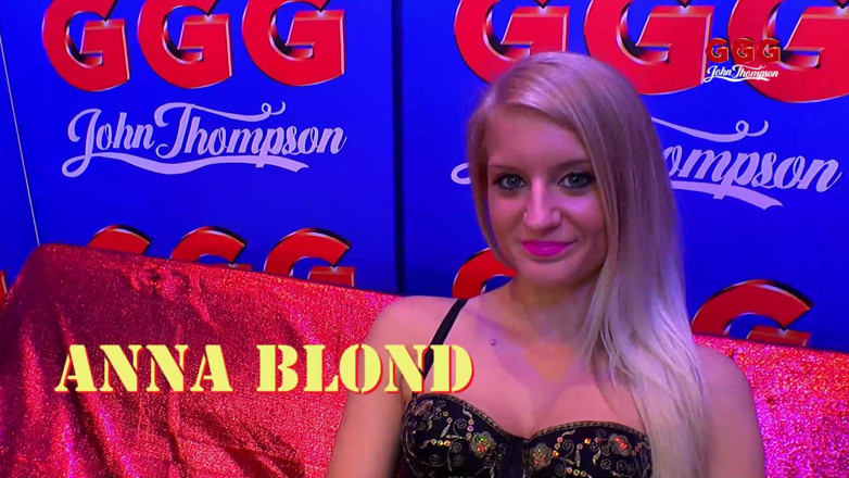 Casting GIRLS AND FIRST PORNO: Blonde Bombshell Anna Wants to Swallow in Casting Couch Fuck
