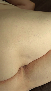 Big Fat Juicy Ass Booty White Woman Getting Her Pussy Fucked Close up and Covered in Black Man Milky Cum, BBW SSBBW