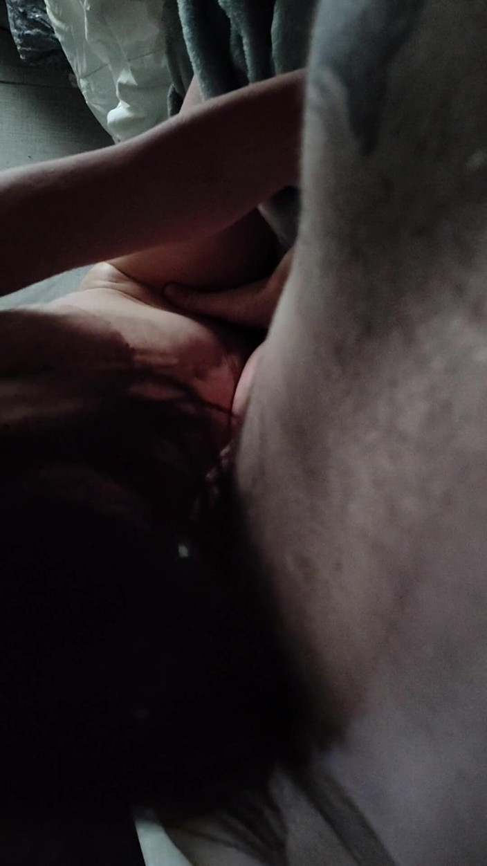 Pussy hound: Stiefzus sexy milf met nep tieten