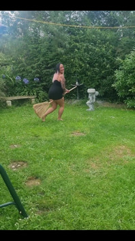 Me Just Being an Idiot Again!! Flying My Broom