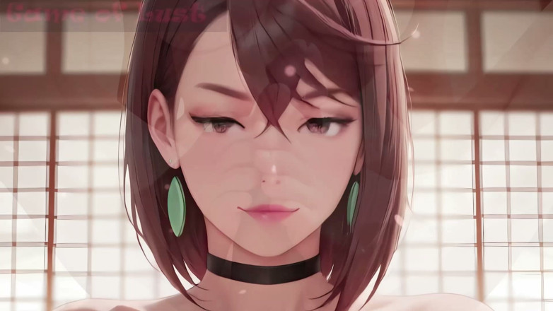 Game of Lust 3D: Gol sevimli anime genç momo meme sikişi ve dölleme