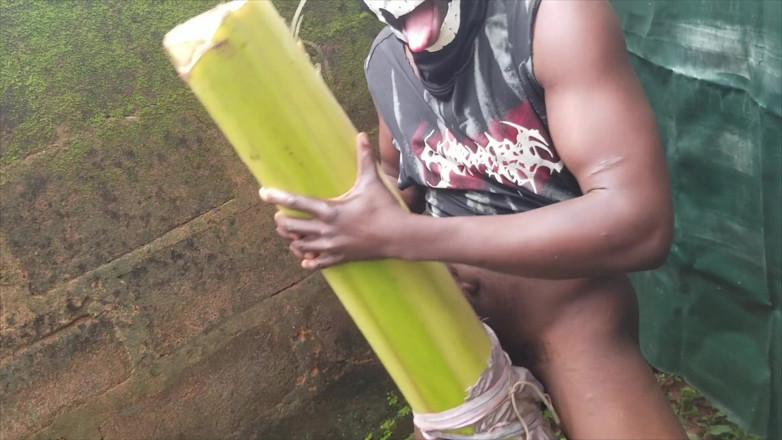 Movieporn: Masturbator Have Back Again with a Plantain Cum Hot