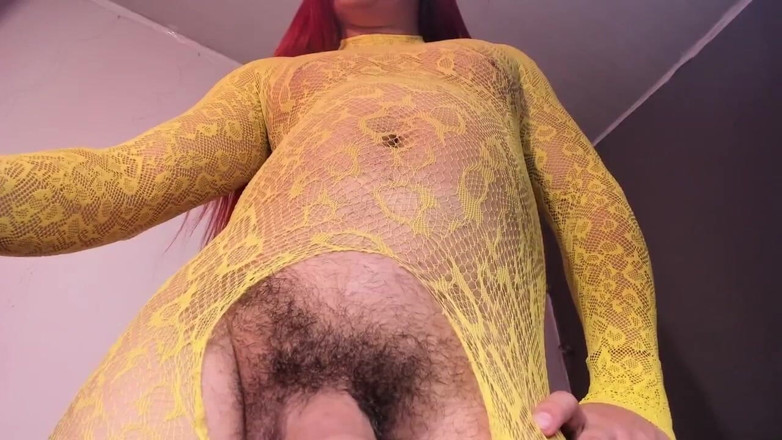 Aline Costa: 진짜 자위 라티나 여성 뚱뚱한 음경 XXL 벌린 다리