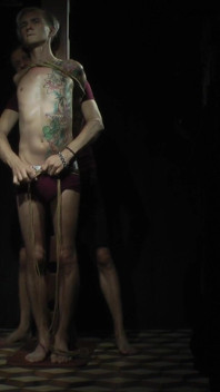 Nicky Tied to Pillar and Electro Paddl Tis1