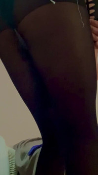 Sexy Pantyhose Stupid Slut Posing and Being a Little Teasing Whore