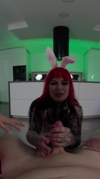 Surprise pour les lapins de Pâques ! Quatuor de Pâques effronté en POV