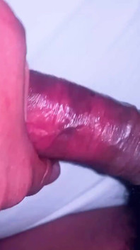 Asian Big Black Cock Solo Handjob