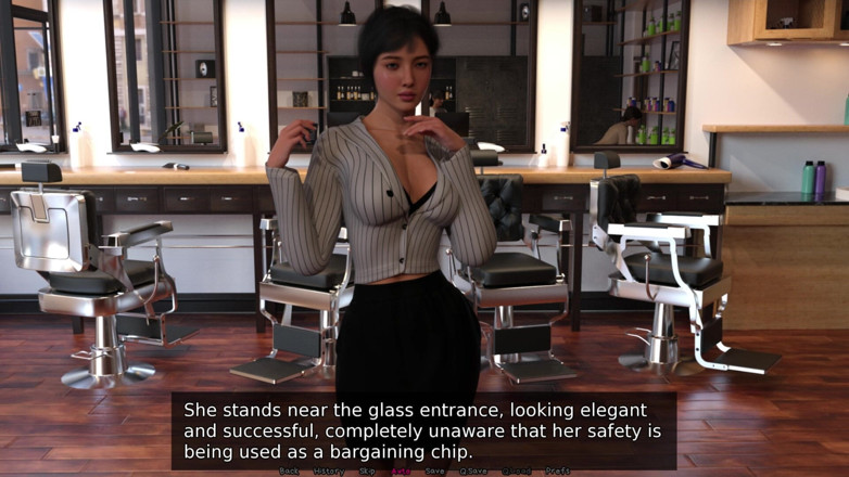 Lustful Gaming: Muscular Guy Fucked Salon's Hot Ladies