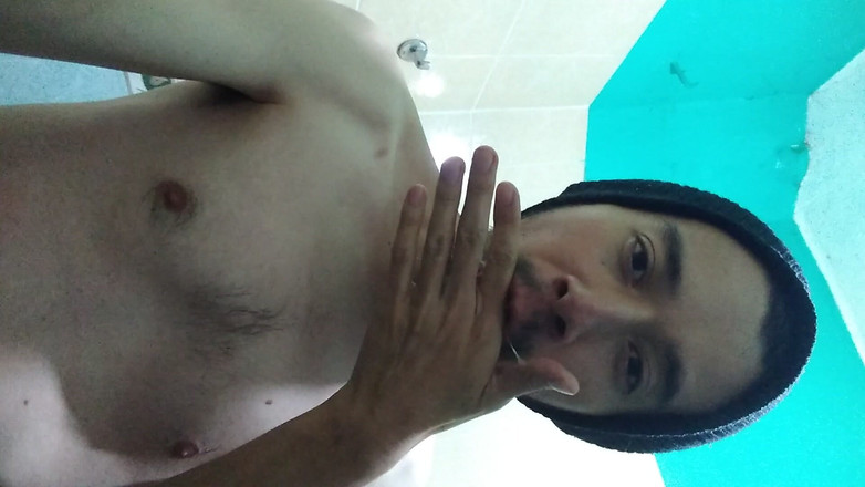 AlejandroFt: Licking Cum of My Hands After Masturbation