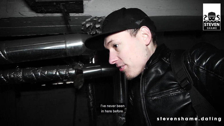 Steven Shame: Lullu Gun fucked and cum-fed outdoors!