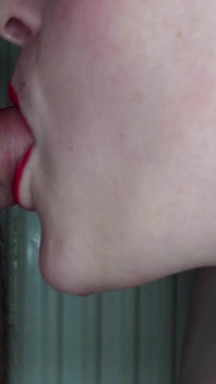 Close up Best Step Stepsister Sucking Mouth