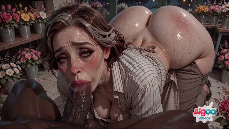 Aigoovideos: Majitel květinářství dostane bbc creampie
