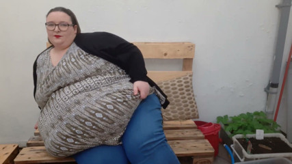 SSBBWLadyBrads: Ssbbw gizli bahçe göbek oyunu
