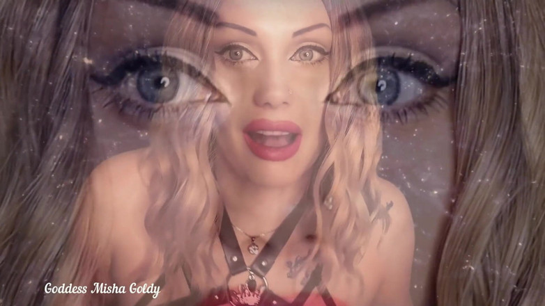 Goddess Misha Goldy: 魅惑的なASMRとアイコンタクト!お前の精神貞操を身に付けてやる!ジョイ