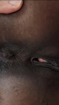 POV: Ebony Gaping! Moje první skutečná rozkošná výstřik na kameru! Právě díky relaxaci