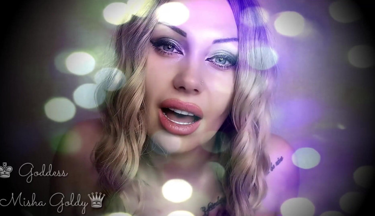 Goddess Misha Goldy: My strong gaze makes you dumb! Mesmerizing eye contact &amp; ASMR &amp;...