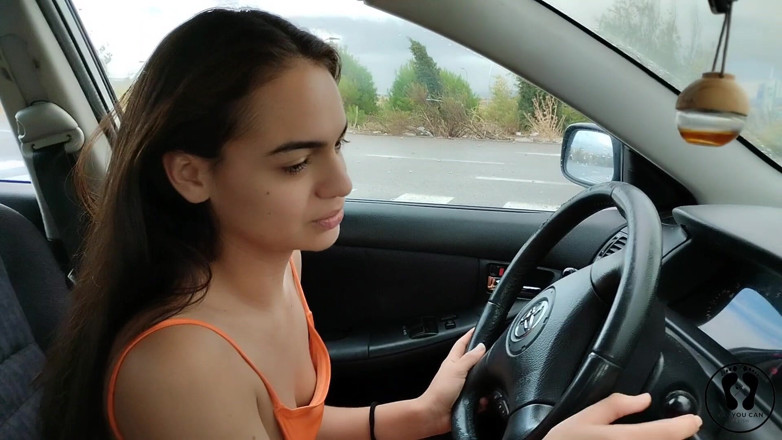 All You Can Fetish: Outdoors Pedal Pumping Woman Car Problems Desperate Girl