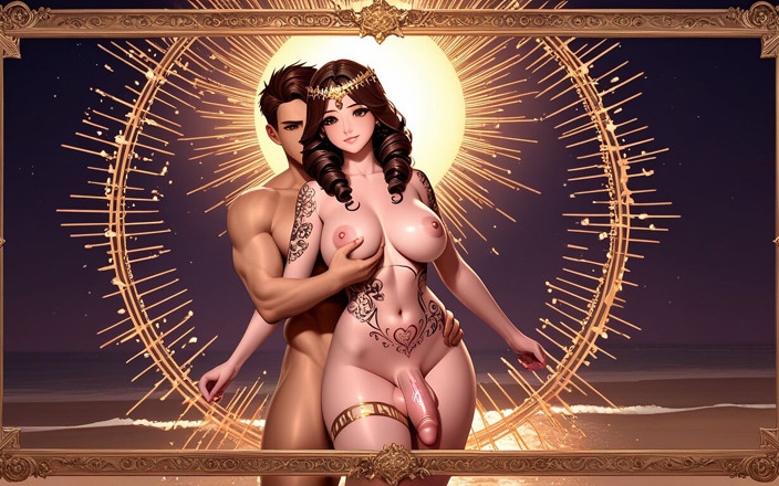 TransMuse: Futanari được kéo tóc và đập từ phía sau trên bãi biển...