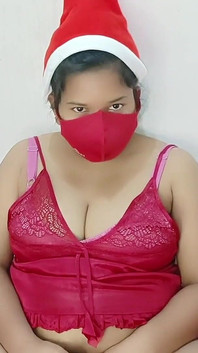 Cristmass özel kız büyük göğüsler ve amcık