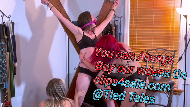 Tied_Tales: Bondage fuga del solletico sfida kim e ama
