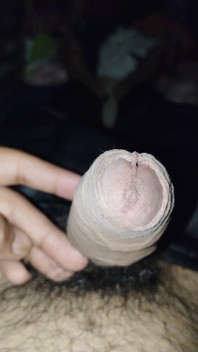 Big Dick Orgasm Cumshot at Night