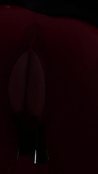 Sexuelles pin up fetisch-modell neckt langsam in öligem glänzendem sexkostüm - Halloween-video (arya Grander)