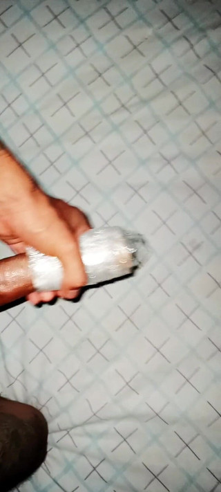 213san: This Daddy's Rich Oiled Cock Masturbates with His Homemade Vagina...