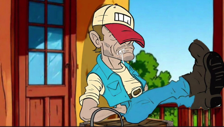 Octopussy Lovers Club: La Femme Du Redneck. Caricature. Animation