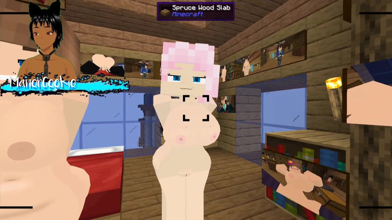 Manor Cookie: Майнкрафт Jenny мод Fapcraft Jenny и Zoey здесь, чтобы потрахаться и принять тройничок