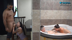 Jenifer Play: Aksi hot lesbian sara blonde dan jenifer play yang saling...